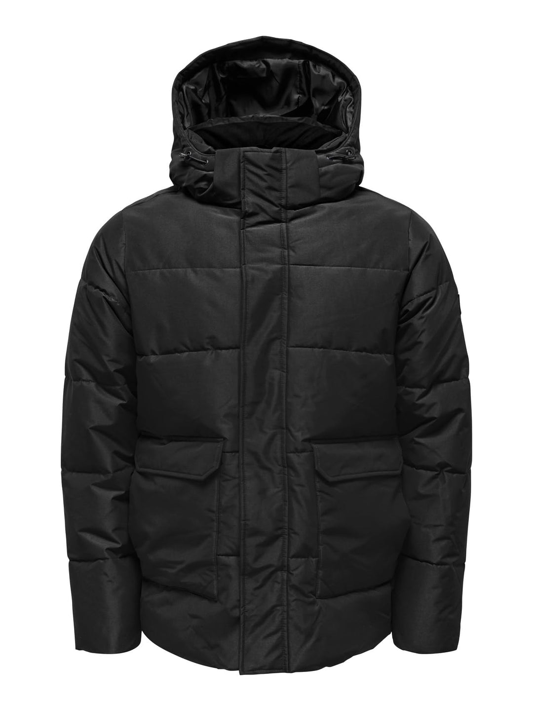 Only &amp; Sons Male Daunenjacke ONSCARL Daunenjacke | Puffer Jacket XL Schwarz, XL Schwarz