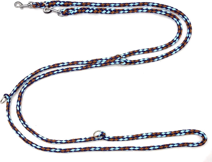 Hundeleine kleine Hunde bis 15 Kg/Doppelleine 4-Fach verstellbar 2,40m / 2,80m / 3,50m Führleine seh
