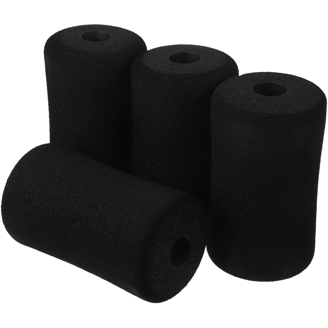 HANABASS 4 Stück Fuss Schaumstoff Pads, Schwammbezug für Fitnessgeräte Für Multifunktions Hantelbank