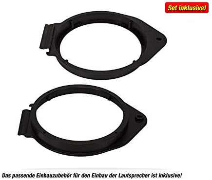 Mediadox Front/Heck 16,5cm/165mm 2-Wege Kompo Auto Lautsprecher/Boxen/Speaker Set von Eton (PRA16) k