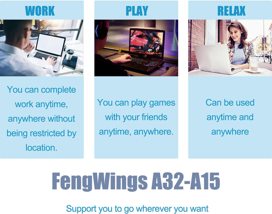 FengWings® A32-A15 akku, Ersetzen Für Medion Akoya A32-A15 AKKU, Medion E6221 | E6222 | E6227 | E623
