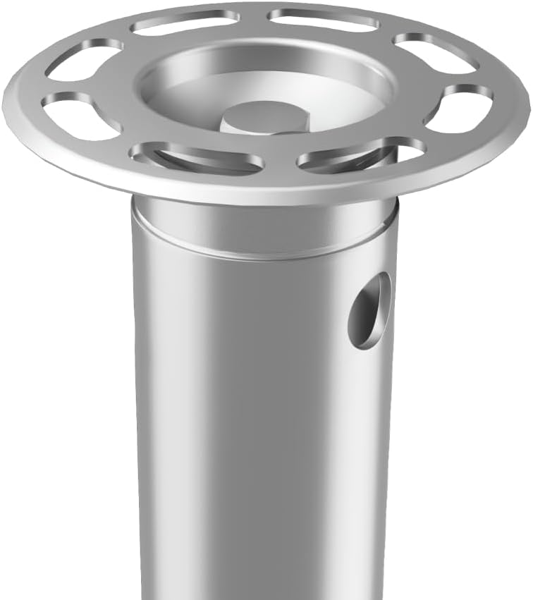 Maxerio NEU 80 cm 2er Base-Set TILT Schraubfundamente inkl. Konsole (feuerverzinkt); Ø 60 x 2; M12,