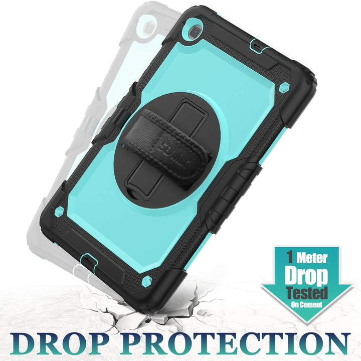 SEYMAC stock Hülle für Samsung Galaxy Tab S6 Lite 10,4 Zoll 2022/2020, Stossfest Schutzhülle mit Bil