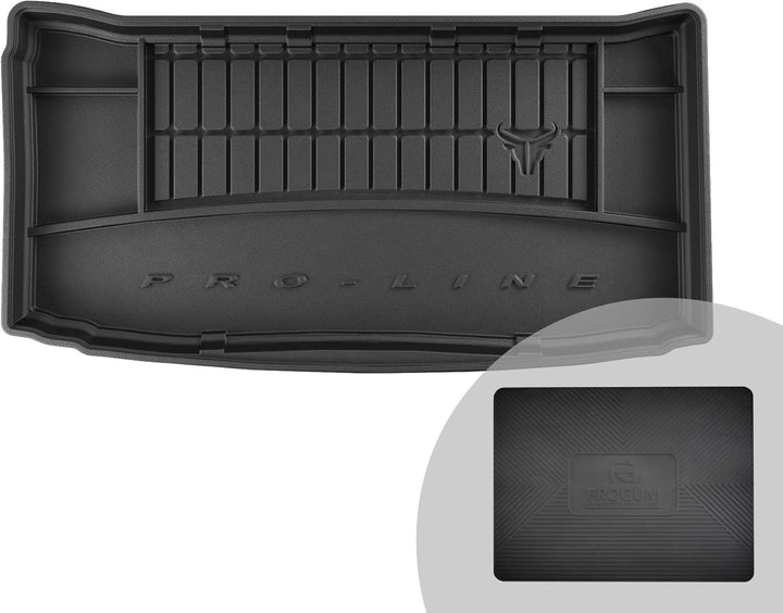 FROGUM ProLine 3D Gummimatte Exklusive Auto Kofferraummatte Kofferraumwanne für FIAT Panda II 2003-2