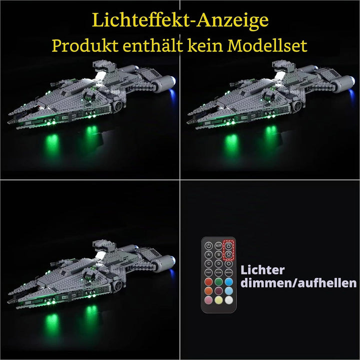 GEAMENT LED Licht-Set (Fernbedienung) Kompatibel mit Lego - Beleuchtungsset für Star Wars 75315 Baum