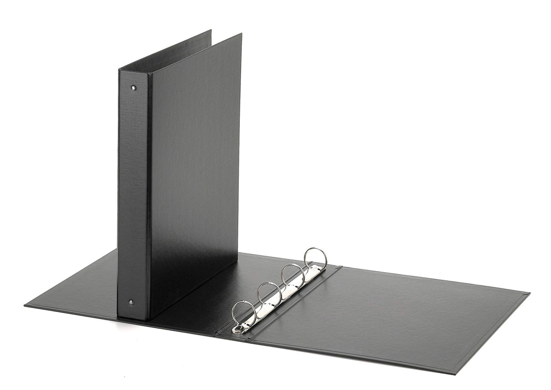 Favorit Ordnerbox mit 10 Ordnern, 22 x 30 cm, 4 runde Ringe à 30 mm, schwarz
