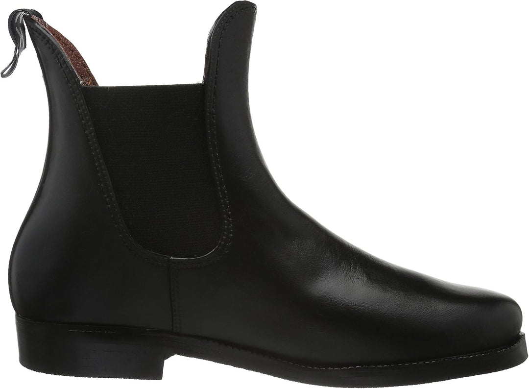 HKM Herren Jodhpurgummistiefel-Soft/Weit-mit Elastikeinsatz, Schwarz, 33 33 EU 9100 Schwarz, 33 EU 9