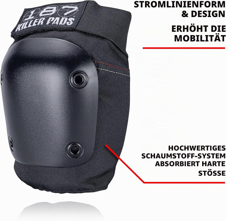187 Fly Knee Pads Black-XS