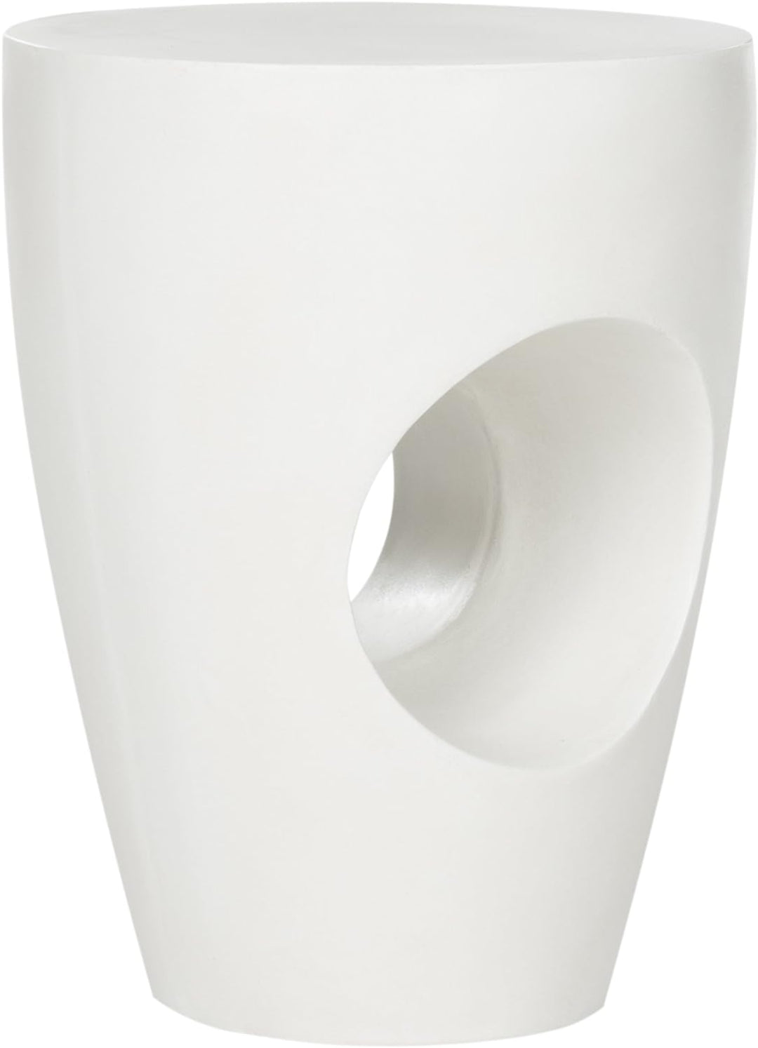 SAFAVIEH Modern Draussen Zement Hocker, Elfenbein, 36 X 36 X 44.95 Ivory, Ivory