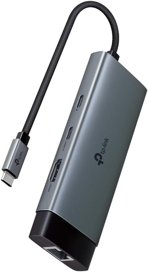 TP-Link UH6120C USB C Hub PD100W, 4K 60Hz HDMI, 1× USB C 5Gbps, 2× USB A 5Gbps, Gigabit Ethernet, ko