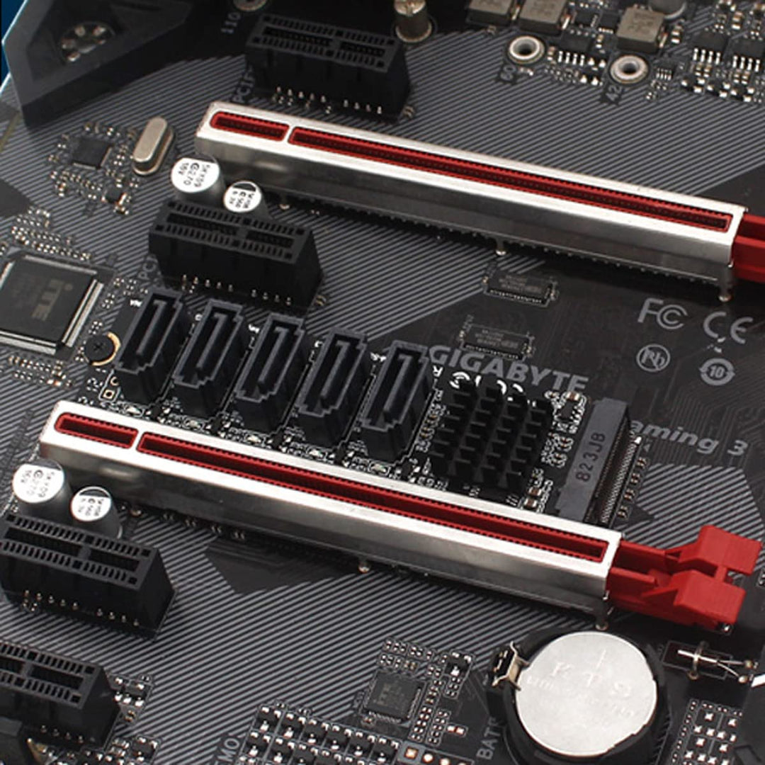 cablecc NGFF NVME M-Key PCI Express auf SATA 3.0 6 Gbps 5 Ports Adapter Konverter Festplattenerweite