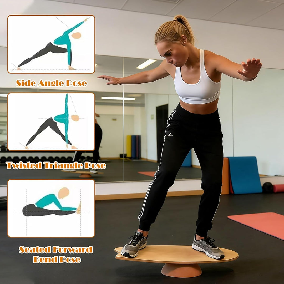 LUPATDY Kork Halbkugel Passend für Jedes Balance Board, Ø 15 cm Höhe 7 cm, Teil für Balance Boards,