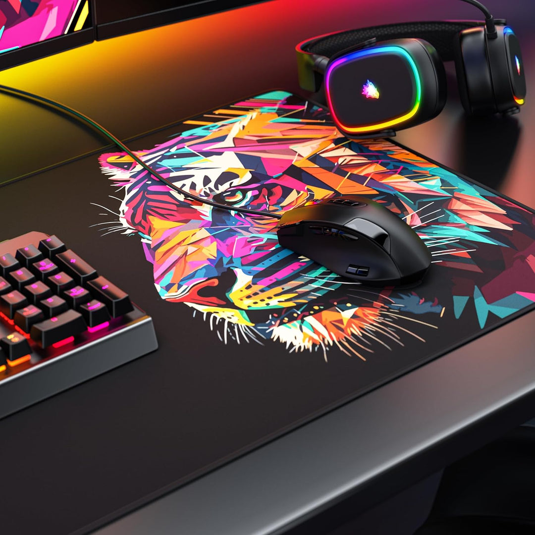 CSL-Computer TITANWOLF - XXL Speed Gaming Mauspad 900 x 400mm - XXL Mousepad - Tischunterlage Large