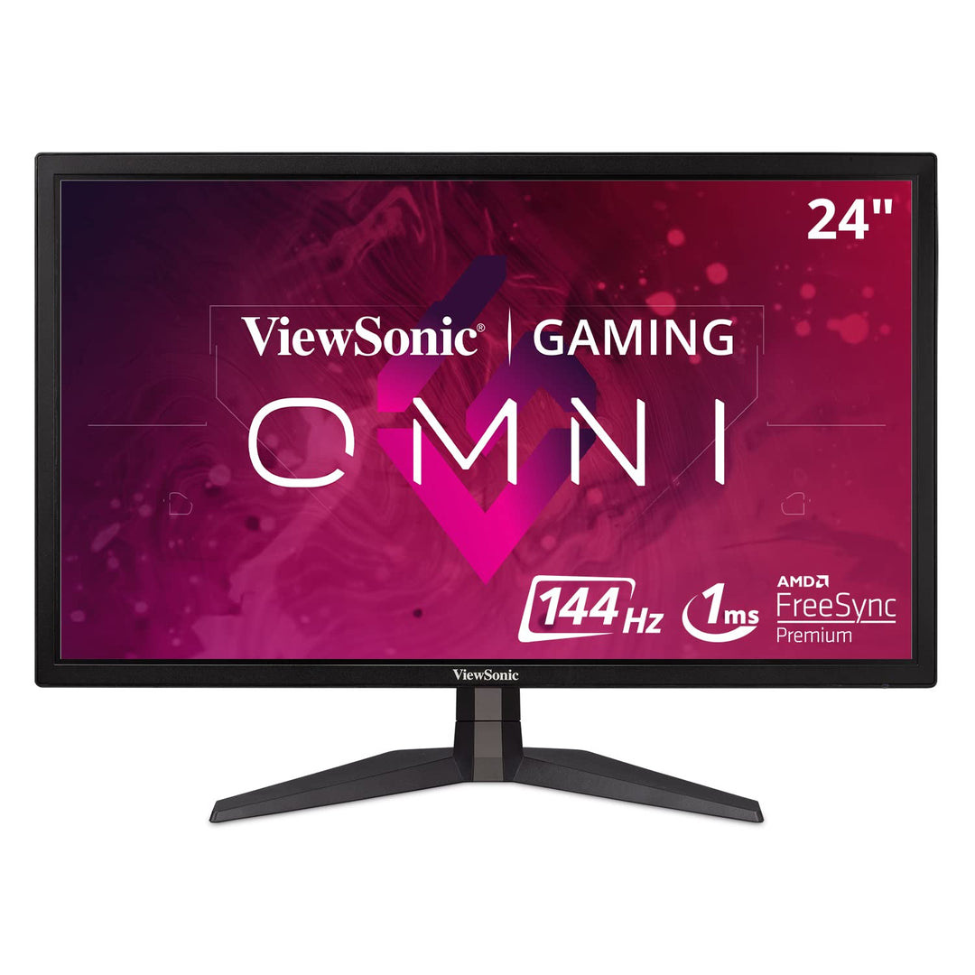 Viewsonic VX2458-P-MHD 60 cm (24 Zoll) Gaming Monitor (Full-HD, FreeSync, 1 ms, 144 Hz, HDMI, DP, ge