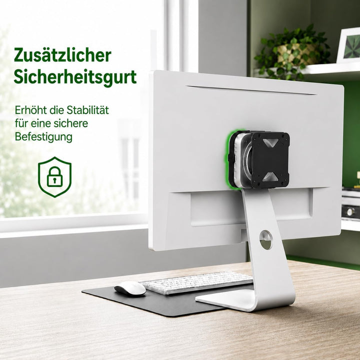 Yaotieci Metallhalterung für Mac mini M4/M4 Pro 2024 – 4 Montagearten