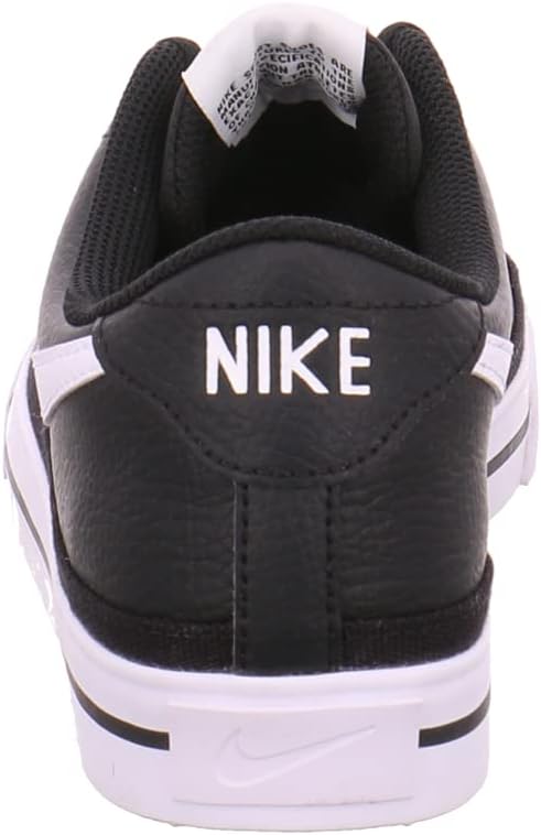 Nike Herren Court LegacySneaker 42.5 EU Black White Gum Light Brown, 42.5 EU Black White Gum Light B