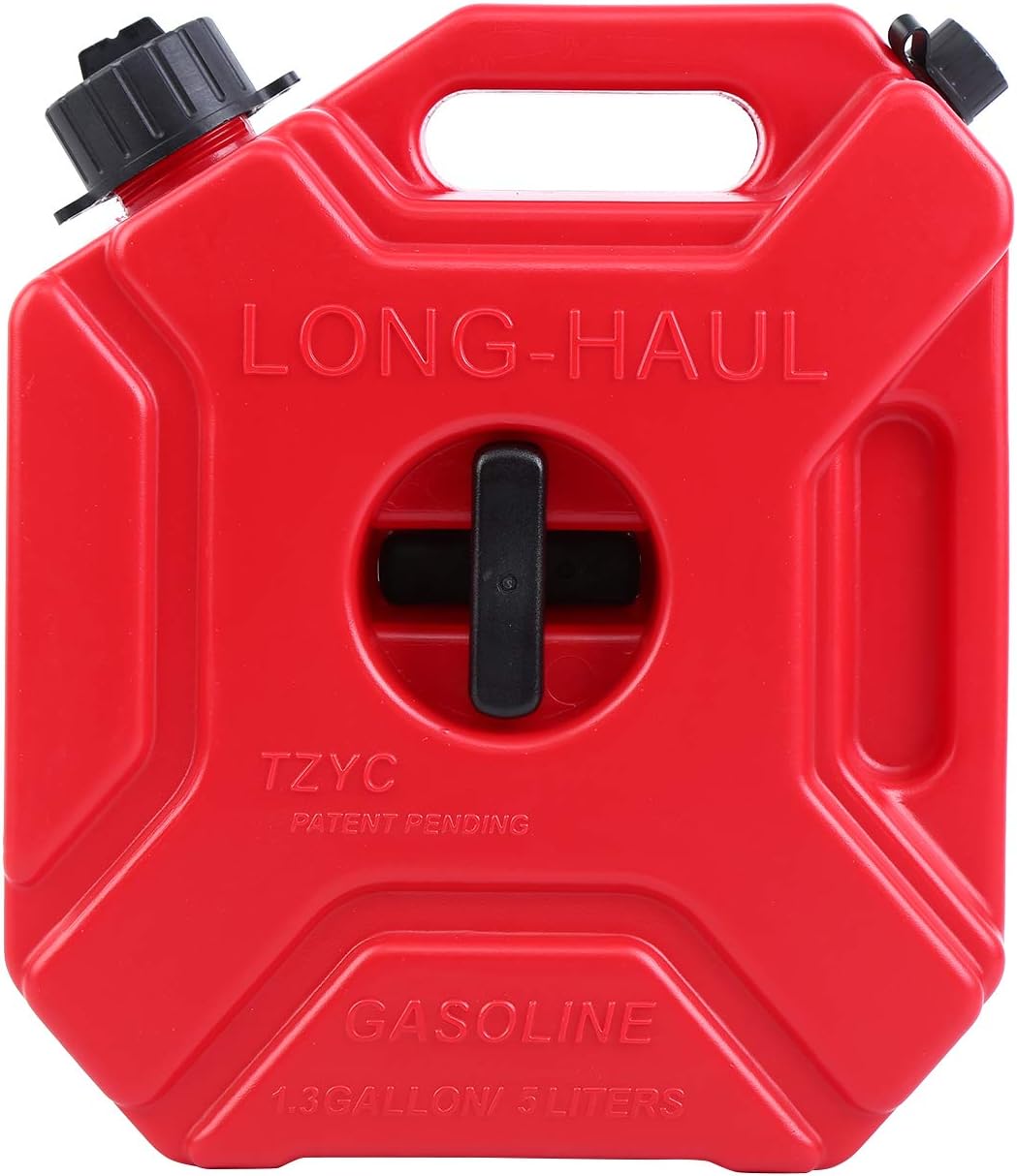 Samger Samger 5L Rot Kraftstofftank Benzinkanister mit Halterung für ATV UTV Motorrad
