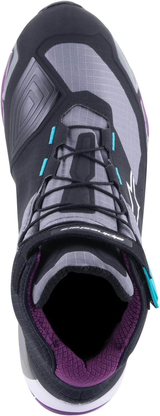 Alpinestars Nc Herren Motorradstiefel 60 EU Black Grey Plum Teal, 60 EU Black Grey Plum Teal
