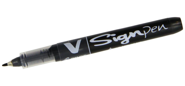 Pilot SW-VSP VSystem VSignPen Liquid Ink Marker Pen (Medium Tip) Bulk Pack (12 Stück) - schwarz