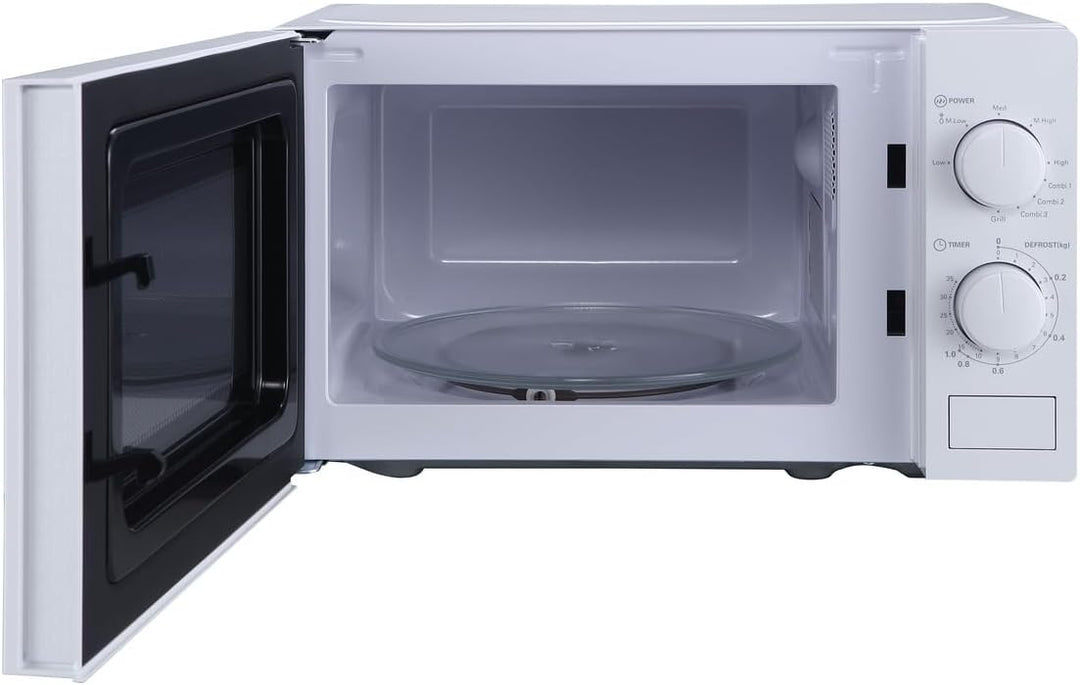 aro Mikrowelle MW10720, Stahl-SPCC, 43.9 x 33.4 x 25.8 cm, 20 L, 700 W, 5 Programme, Timerfunktion,