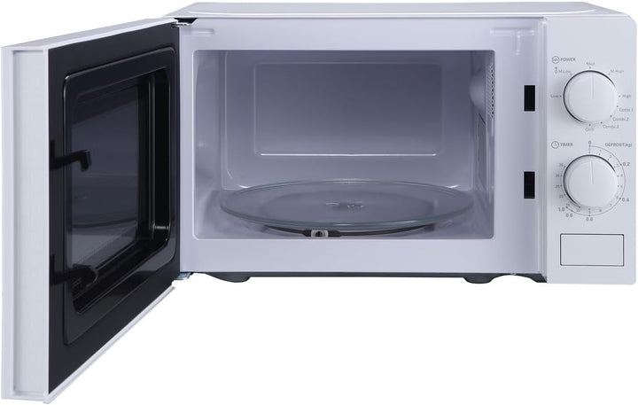 aro Mikrowelle MW10720, Stahl-SPCC, 43.9 x 33.4 x 25.8 cm, 20 L, 700 W, 5 Programme, Timerfunktion,