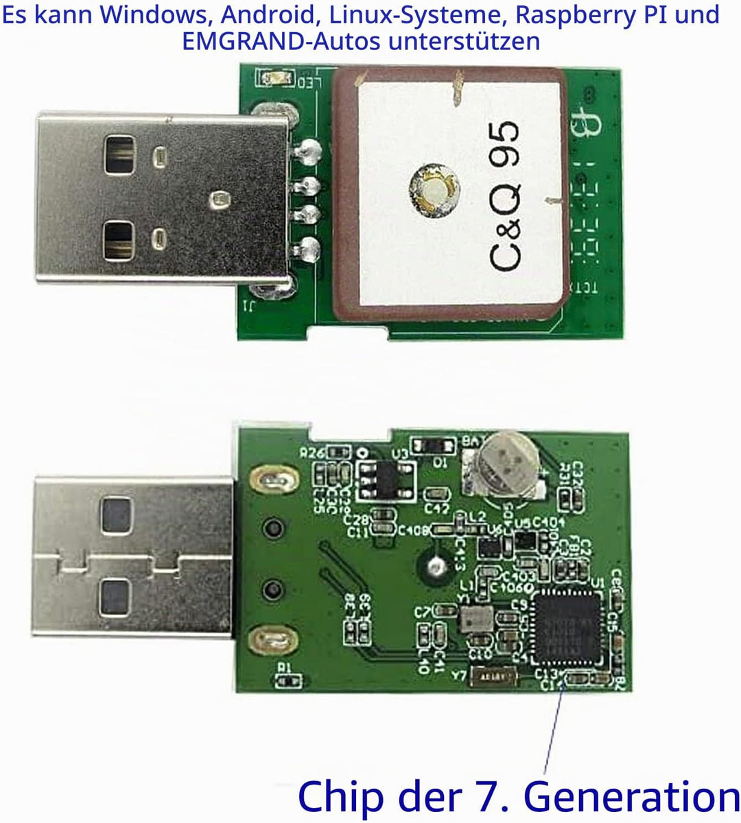 Geekstory Vk-172 Gmouse USB GPS Glonass Dongle Modul für Linux Window Raspberry Pi, VK-172