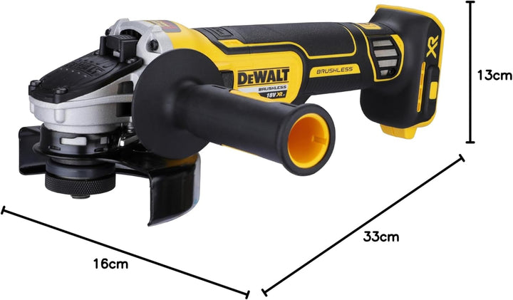 Dewalt Winkelschleifer, DCG405N, 18 V, XR, Bürstenlos, 125 mm (nur Korpus) Abgewinkelt, Abgewinkelt