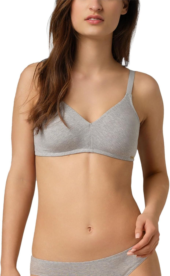 Comazo Soft BH ohne Bügel Earth 10730276401 75A Grau-melange, 75A Grau-melange