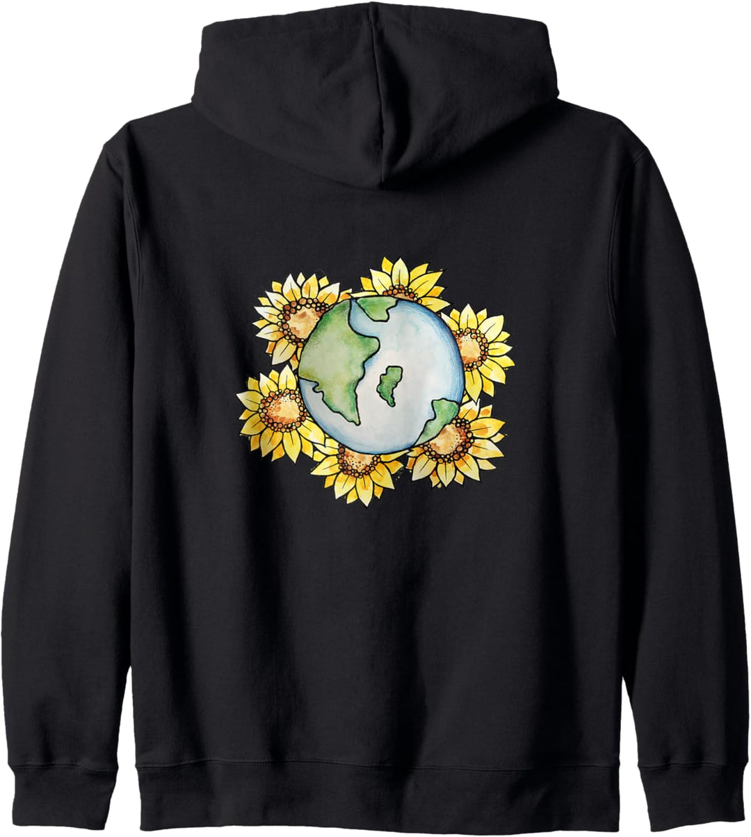 Earth Day Sunflowers Kapuzenjacke