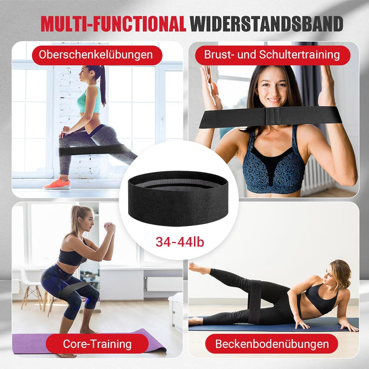Oberschenkeltrainer, 15-70 lbs Beckenbodentrainer für Frau, Multifunktionaler Gesässtrainer, Po Trai