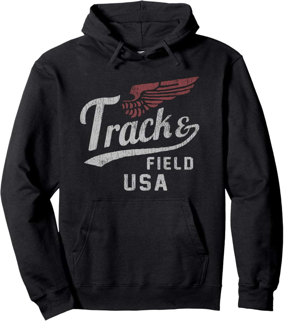 USA Track and Field Faded Jersey Pullover Hoodie