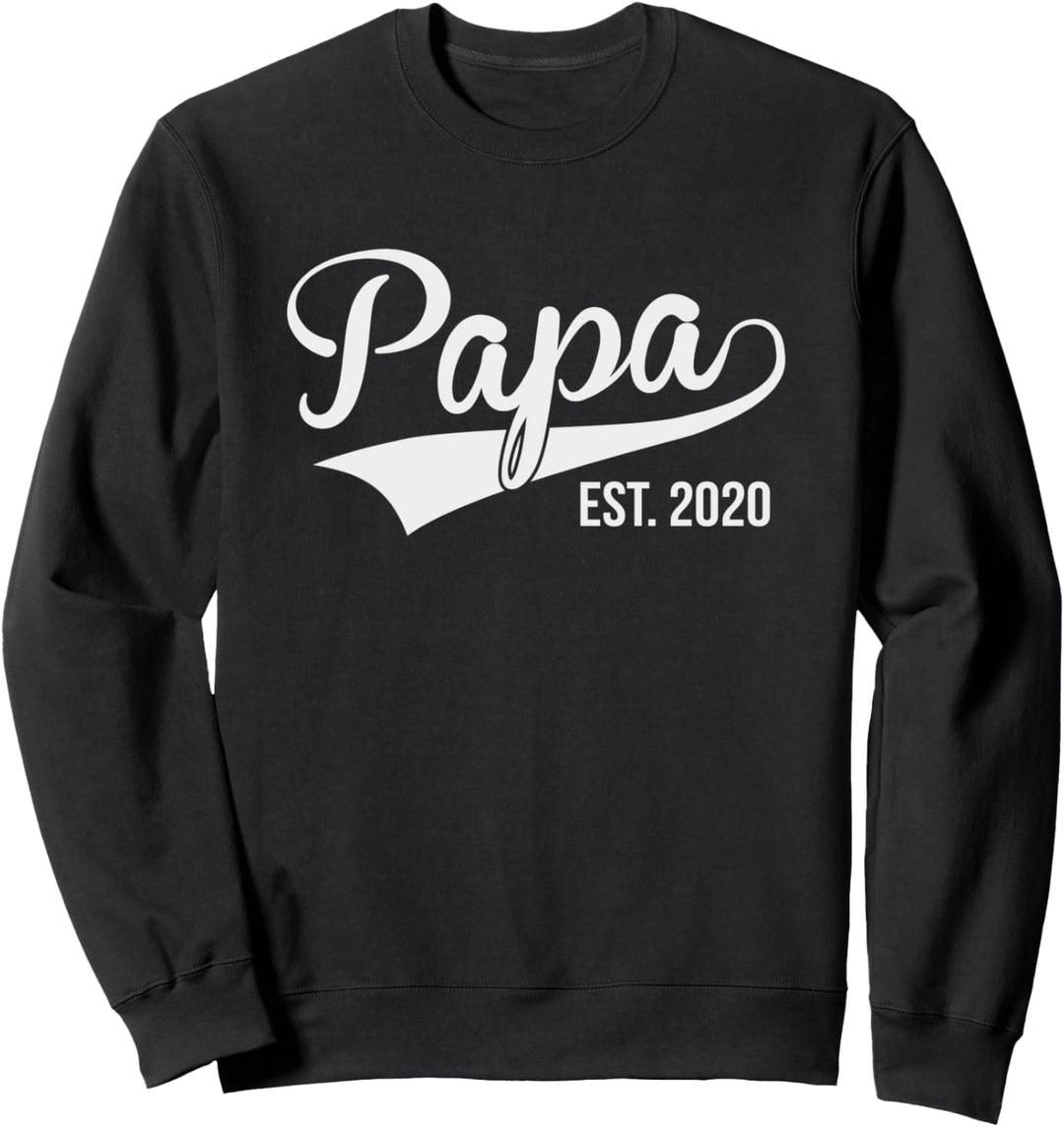 Papa Est. 2020 Pregnancy Announcement Sweatshirt