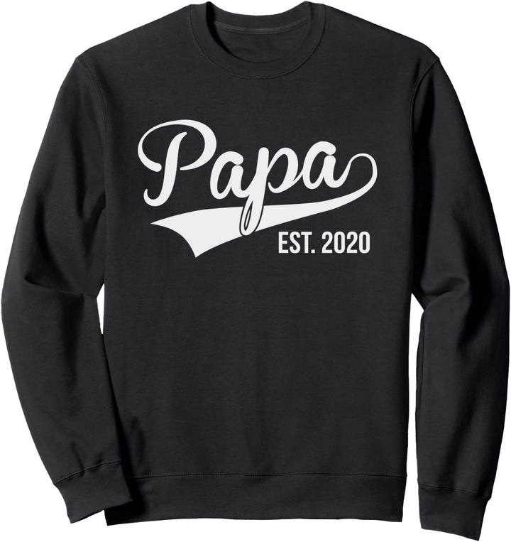 Papa Est. 2020 Pregnancy Announcement Sweatshirt