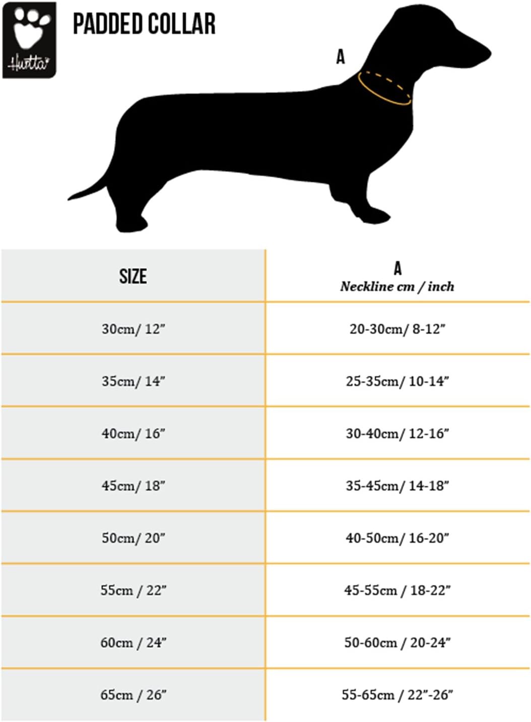 Hurtta Gepolstertes Hundehalsband, Lingon, 40,6–50,8 cm Lingon 16-20", Lingon 16-20"