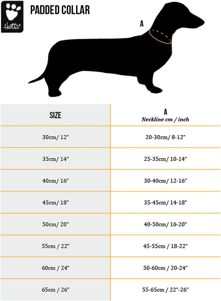Hurtta Gepolstertes Hundehalsband, Lingon, 40,6–50,8 cm Lingon 16-20", Lingon 16-20"
