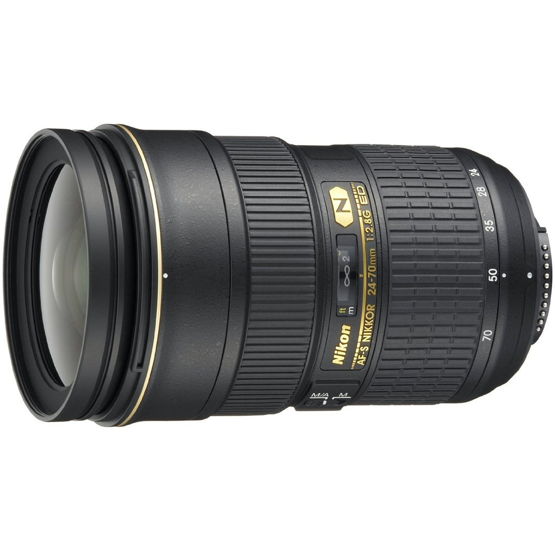Nikon AF-S Zoom-Nikkor 24-70mm 1:2,8G ED Objektiv inkl. HB-40 Single, Single