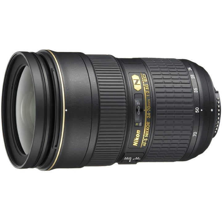 Nikon AF-S Zoom-Nikkor 24-70mm 1:2,8G ED Objektiv inkl. HB-40 Single, Single