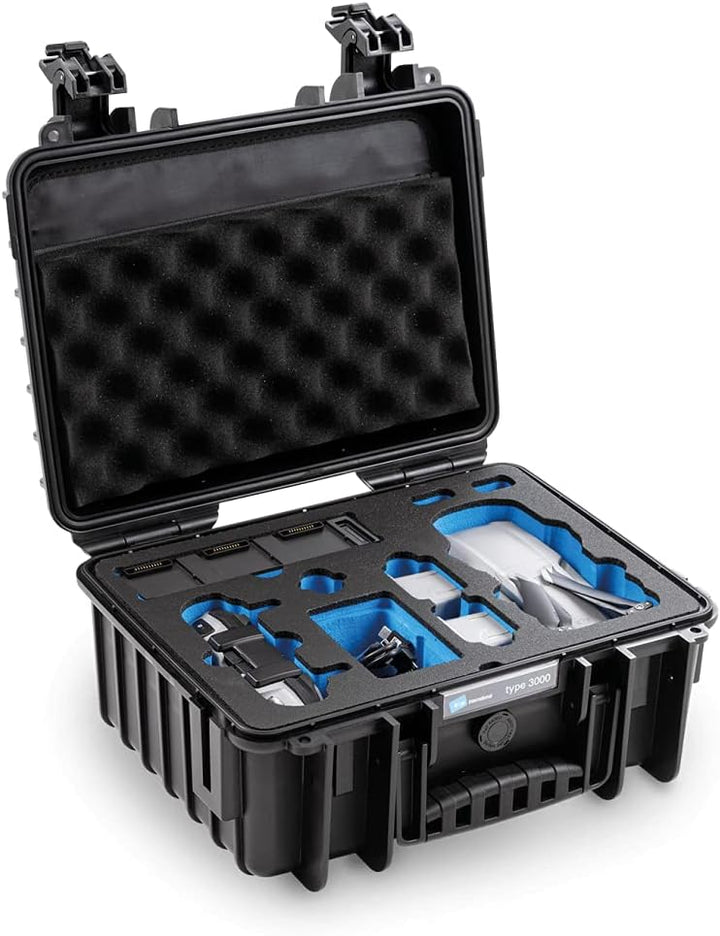 B&W Outdoor.Cases, DJI Mavic Air 2 / Air 2S Schwarz 365x295x170 (Typ 3000)