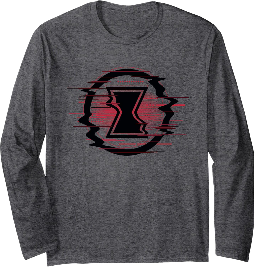 Marvel Avengers Game Black Widow Hourglass Blur Langarmshirt