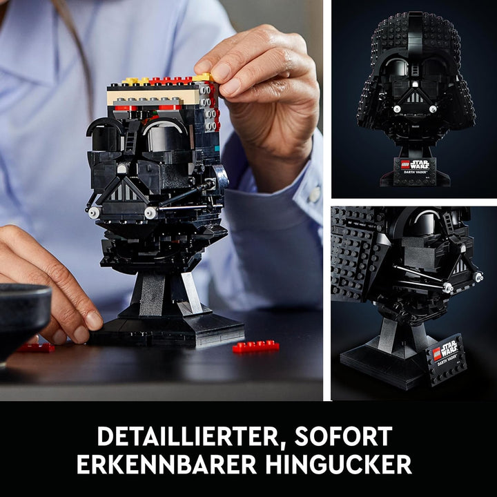 LEGO 75304 Star Wars Darth-Vader Helm Bauset für Erwachsene, Deko, Geschenkidee, Modell zum Bauen un