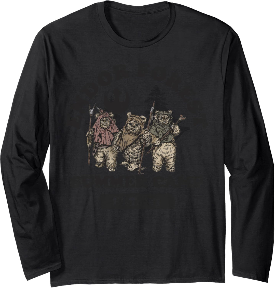 Star Wars Ewok Endor Camp Speeder Vintage Langarmshirt