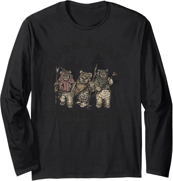 Star Wars Ewok Endor Camp Speeder Vintage Langarmshirt