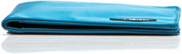 Big Skinny Traveler Slim Wallet Ozeanblau, Ozeanblau