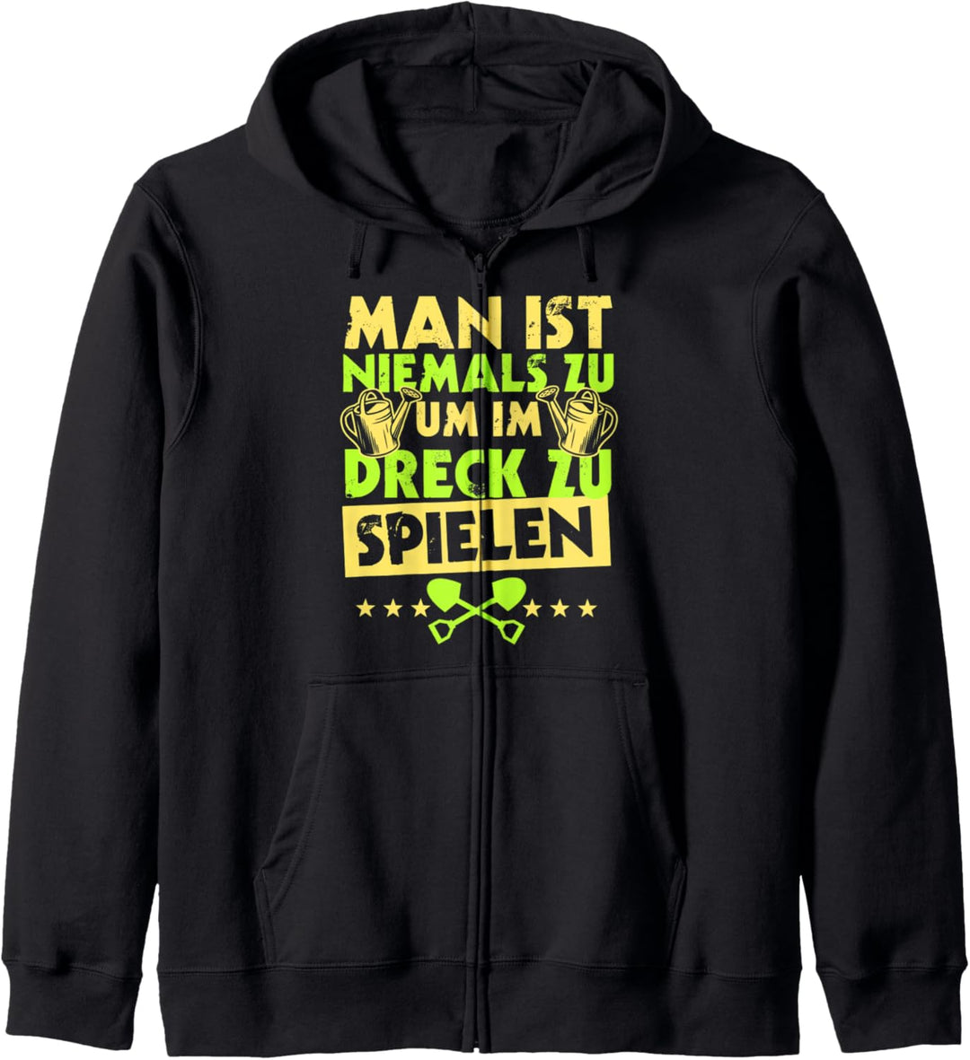 Hobbygärtner Motiv mit lustigen Spruch, Witziges Garten Kapuzenjacke