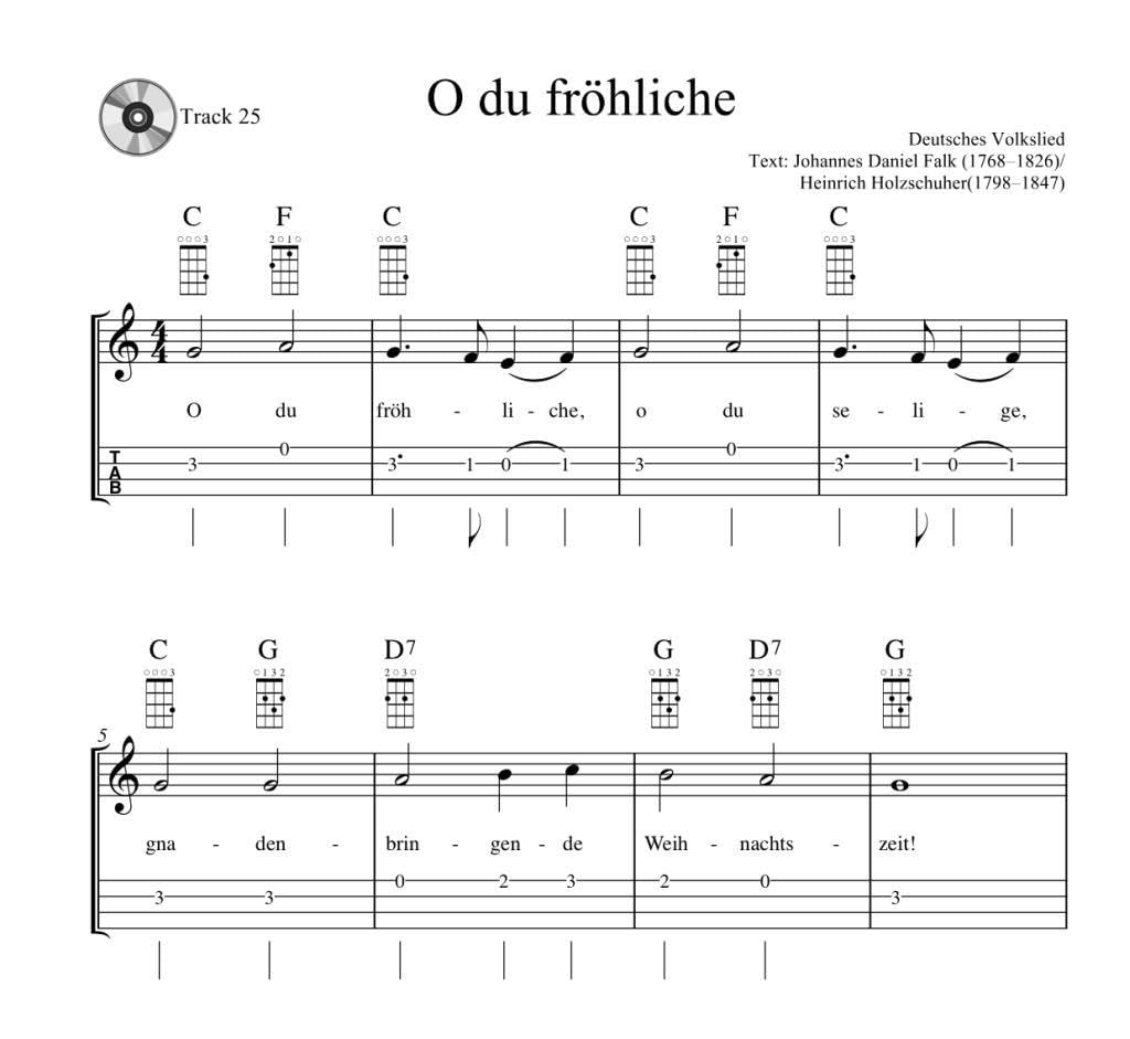 Komm, wir spielen Ukulele! Das Weihnachtsalbum für Kinder und Erwachsene: In Internationaler Stimmun