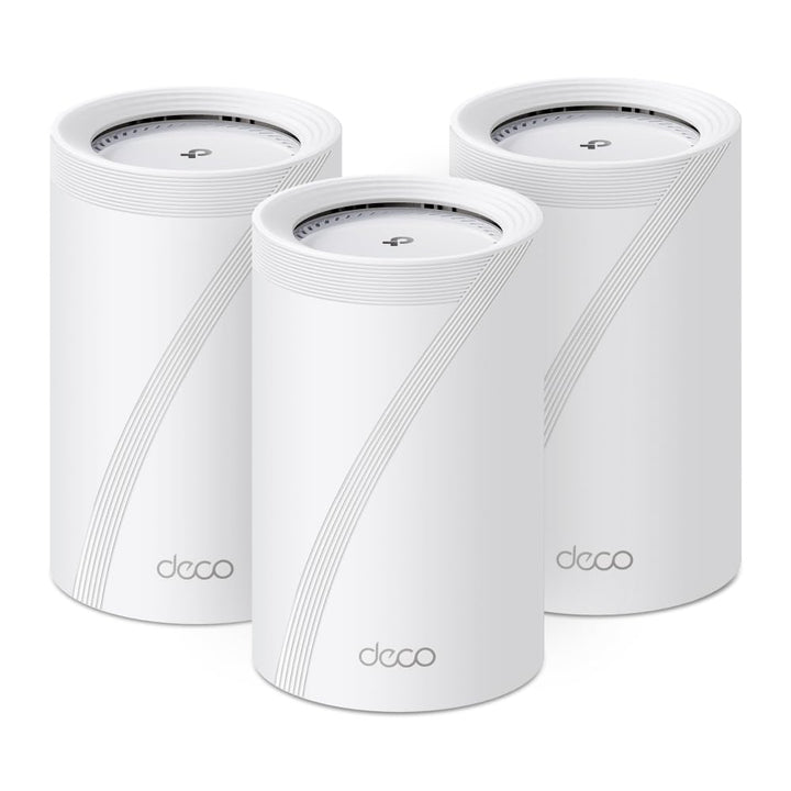 TP-Link Deco BE68 (3-Pack), WiFi 7 Mesh BE14000 Tri-Band, 14 Gbit/s, Ethernet-Port bis zu 10 Gbit/s,
