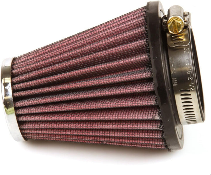 K&N RC-1200 KFZ und Motorrad Universal Chrom Filter Rot