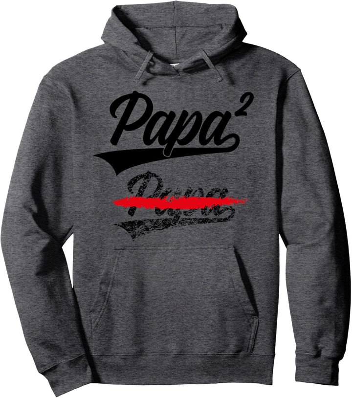 PAPA HOCH 2 KINDER VATERTAG WERDENDER PAPA Pullover Hoodie