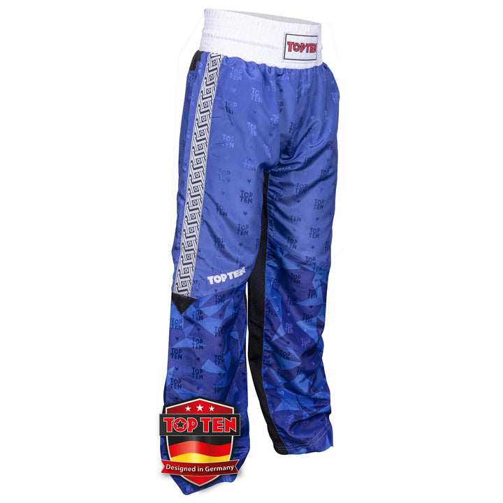 TOP TEN Kickboxhose „Prism“ M Blau, M Blau