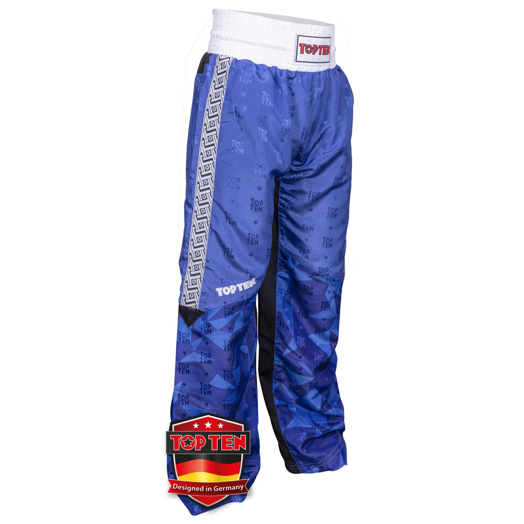 TOP TEN Kickboxhose „Prism“ L Blau, L Blau